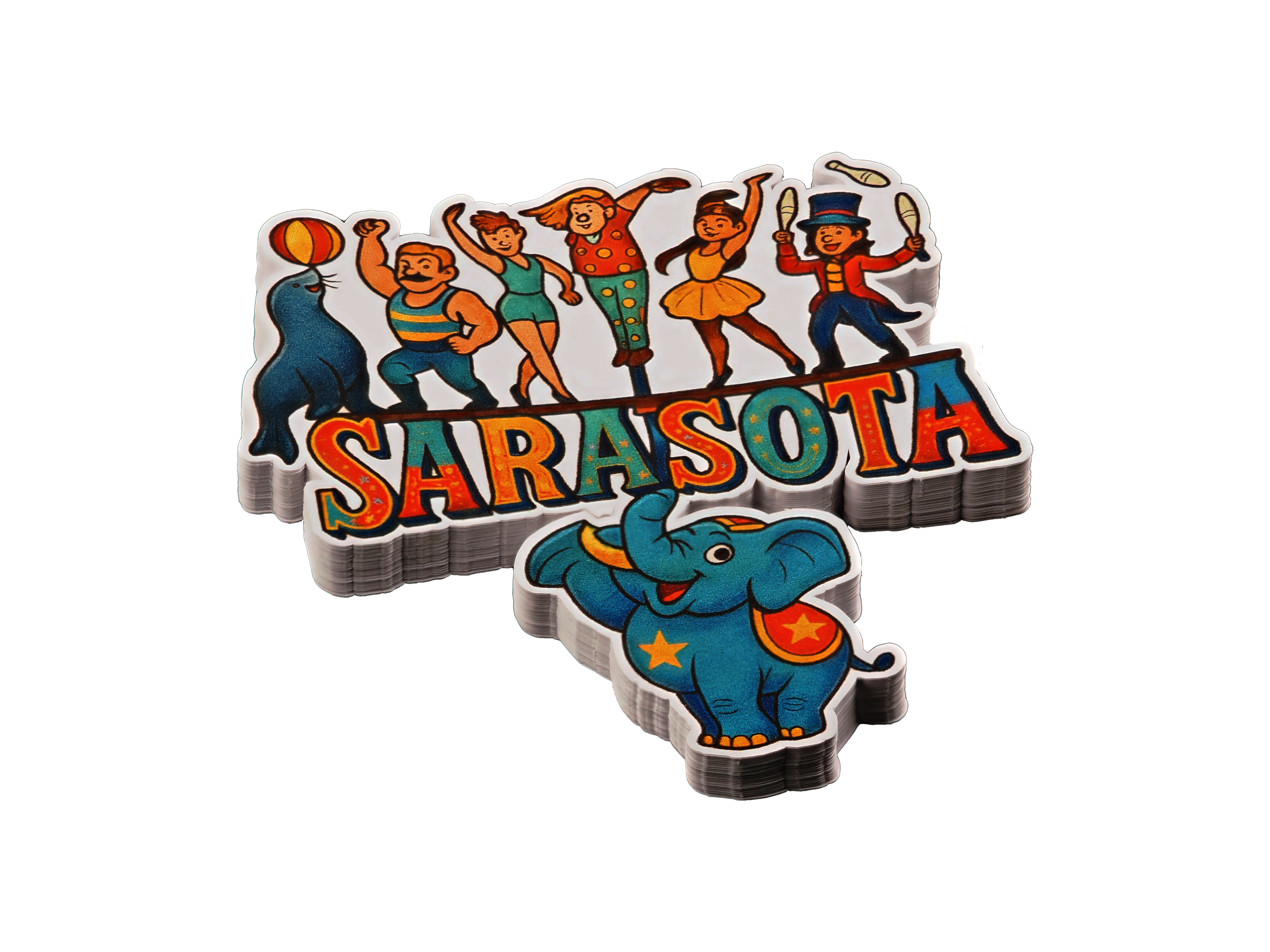 Economy Custom Die Cut Stickers