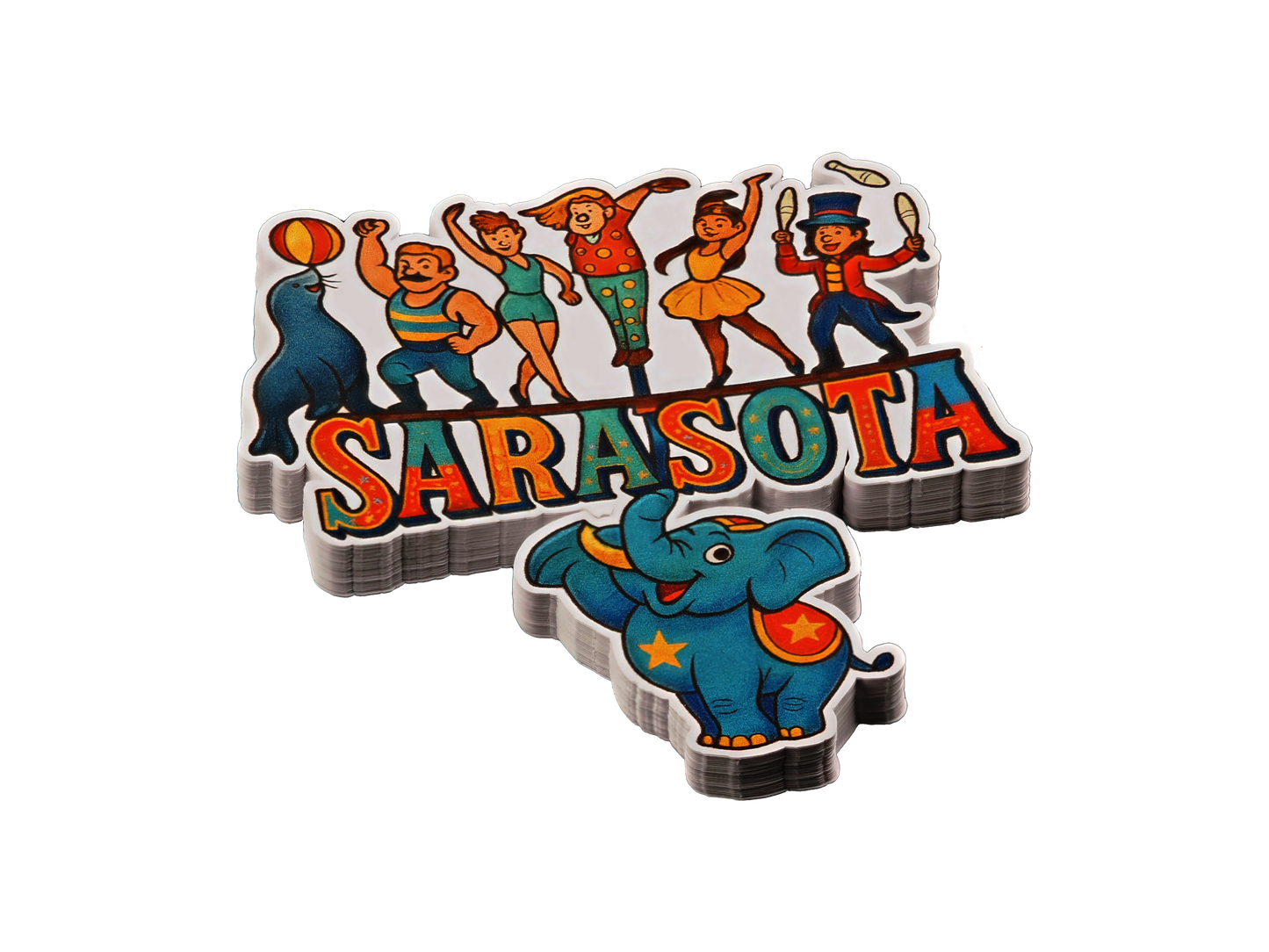 Economy Custom Die Cut Stickers