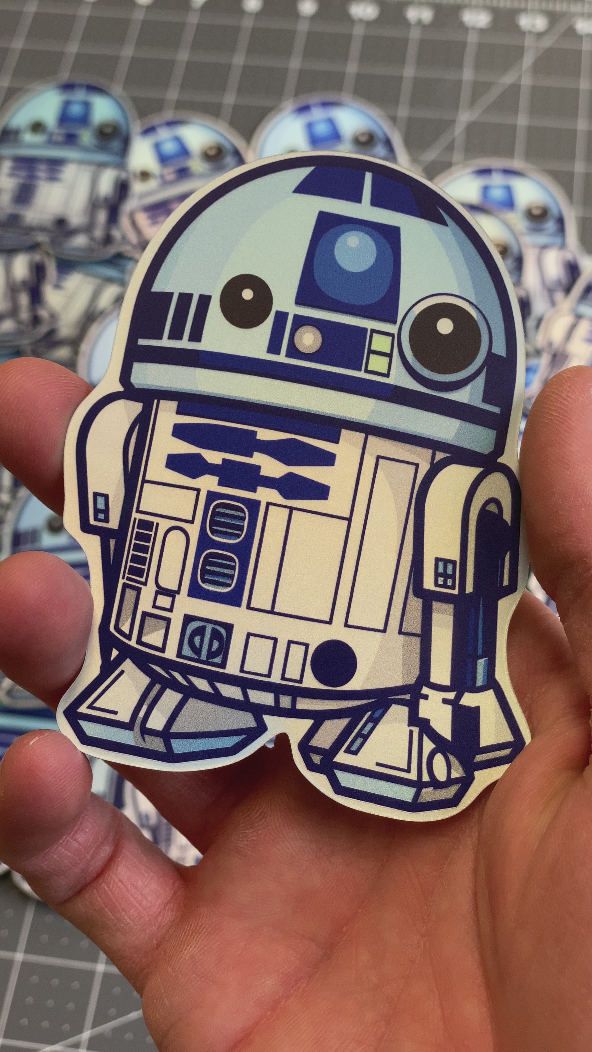 Hologram Sticker Light reflection